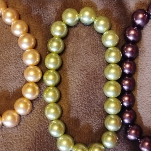 Lot Of KJL Faux Pearl Bracelet - Picture 4 of 6